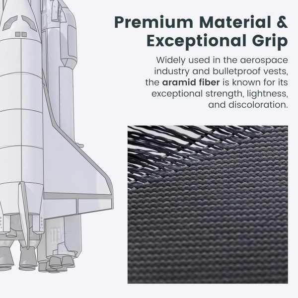 Galaxy Z Fold 6 Pitaka MagEZ Case 5 Aramid Fiber Made - Black/Grey - Image 6