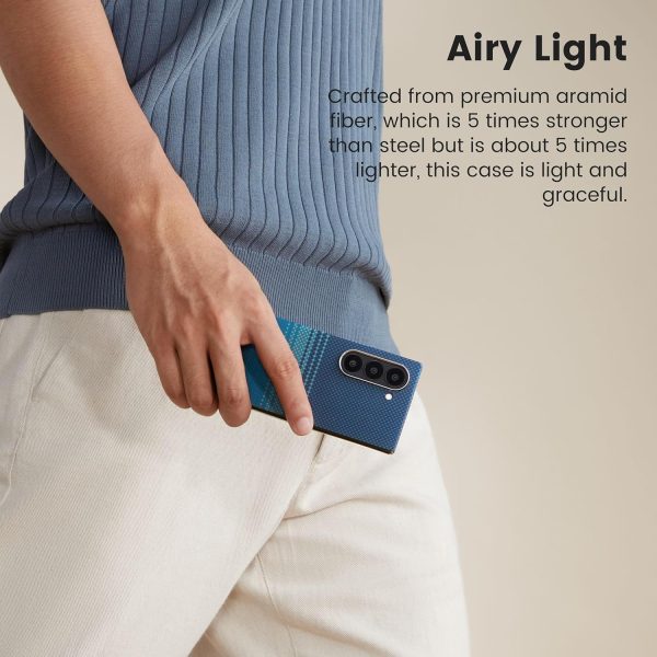 Galaxy Z Fold 6 Pitaka MagEZ Case 5 Aramid Fiber Made - Moonrise - Image 2