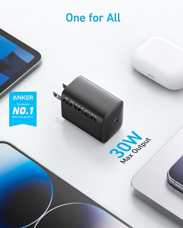 Anker 312 Nano 30w Usb-C Charger EU Plug - Black - A2640L11 - Image 5