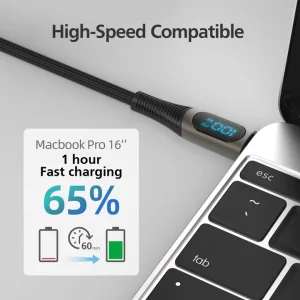 Micropack 100W USB-C to USB-C Cable 2m MC-C100 - Black - GC - Image 5