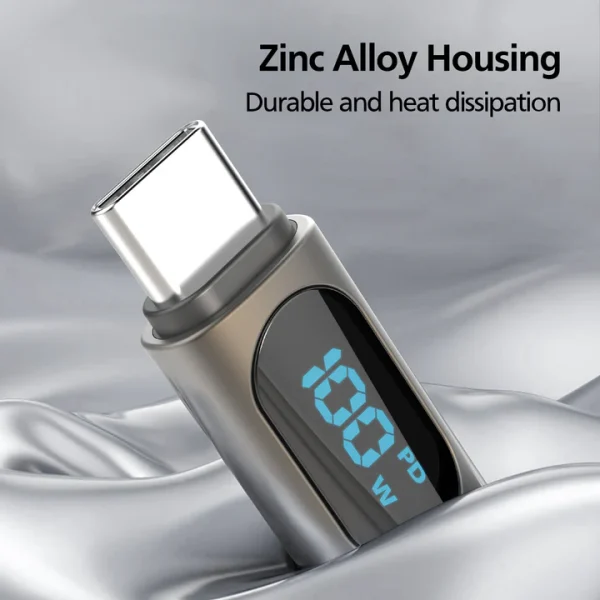 Micropack 100W USB-C to USB-C Cable 2m MC-C100 - Black - GC - Image 2