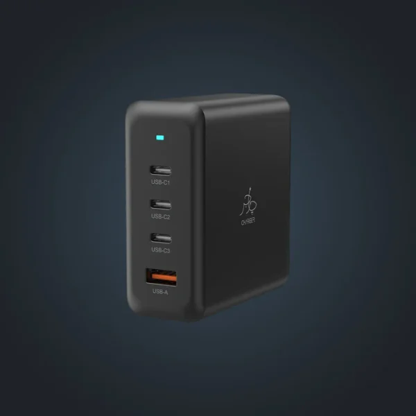 100W-Charger_700x Taar Fusion Quad Boost 100W GaN Desktop Charger - Black - Image 7
