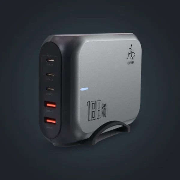 188W-Charger-shoot-image_f78e24dc-72d7-4dab-8264-aebada087021_700x Taar Fusion Mighty 188W GaN Desktop Charger - Black - Image 1