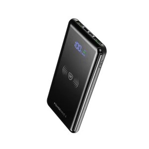 Micropack 22.5W 10000mAh PD Fast Charger Wireless Power Bank WPB-1015 - Black - GC