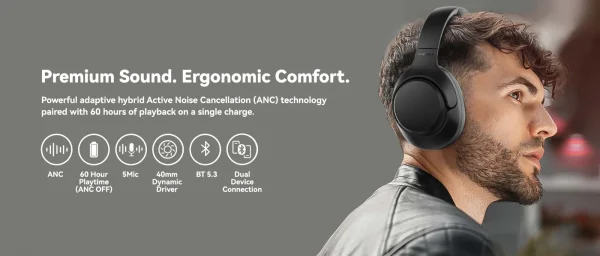 3Desk_46ef0561-6e2a-4778-997a-f20f3bfcc048 Taar Awaaz Ace Headphones - Black - Image 4