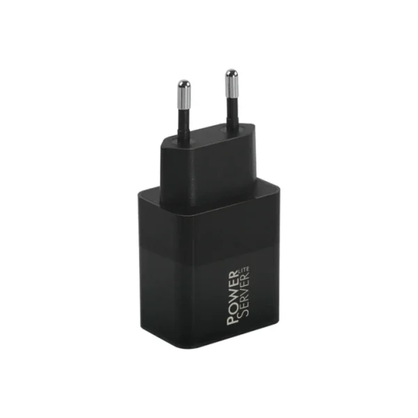 Micropack Wall Charger Dual Port Fast Charging 18 Watt MWC- 248PD - Black - GC - Image 1