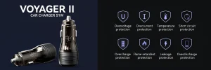 Taar Voyager II Car Charger 51W - Black - Image 3