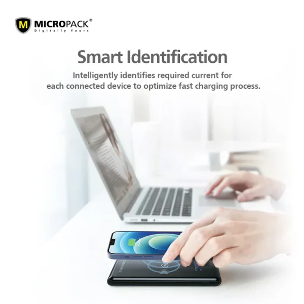 Micropack 22.5W 10000mAh PD Fast Charger Wireless Power Bank WPB-1015 - Black - GC - Image 5