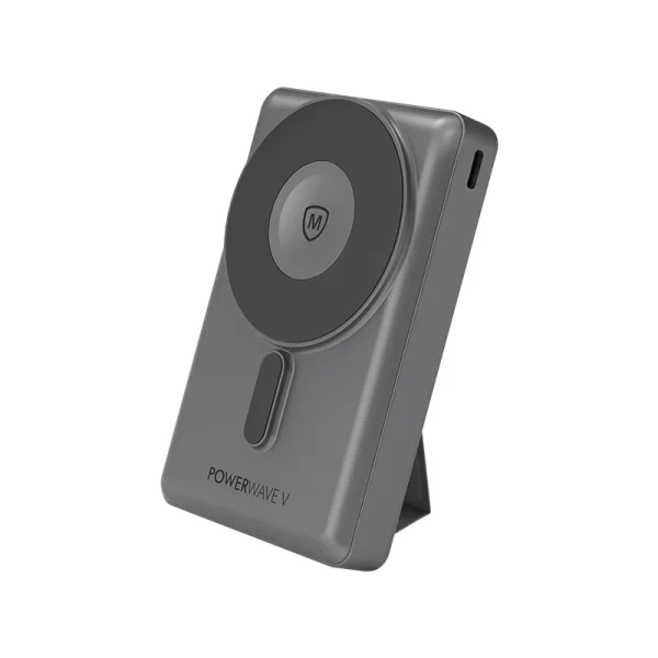 Micropack Power Wave V 3 in 1 Fast Charging Magnetic Wireless Power Bank 10000mAh WPB-310 - Black - GC - Image 1