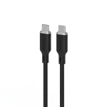 Micropack USB-C to USB-C 60W Soft Silicone Cable MC-C60 - Black - GC