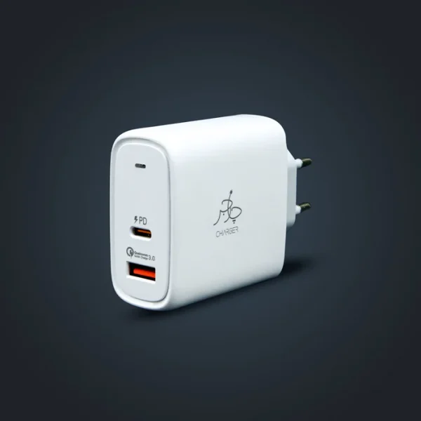 Taar Fusion Dual-Boost PD 45W (C to C Cable Included) - White - Image 1