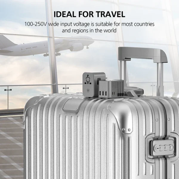 Micropack International Universal Travel Adapter 35W MTA-535 - Black - GC - Image 2