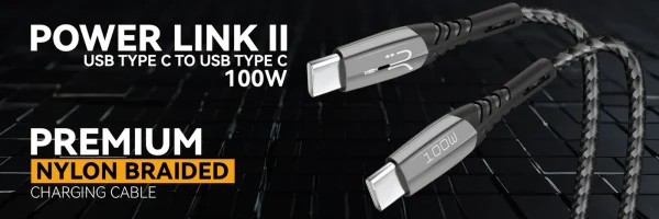 Taar Power Link II C to C 100W - Black - 1M - Image 3