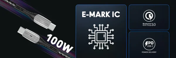 Taar Power Link II C to C 100W - Black - 1M - Image 2