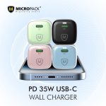 Micropack 35W USB-C Universal Wall Charger MWC-135 - Black - GC - Image 5