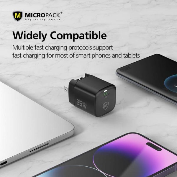 Micropack 35W USB-C Universal Wall Charger MWC-135 - Black - GC - Image 4