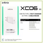 Infinix XC06 Kit 30W Charger - White - Image 2