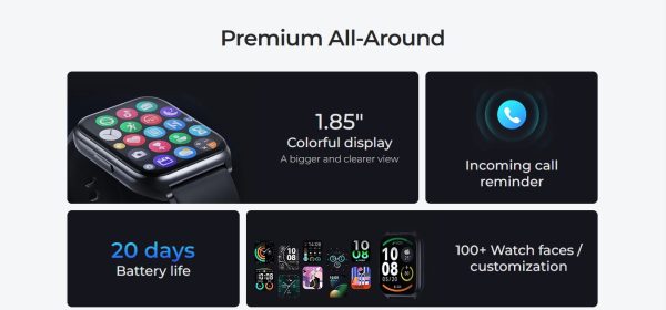 Haylou Watch 2 Pro Smart Watch - Blue - OP - Image 4