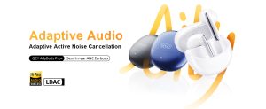 QCY AilyBuds Pro+ ANC Wireless Earbuds Hi Res Audio - Black - GC - Image 8