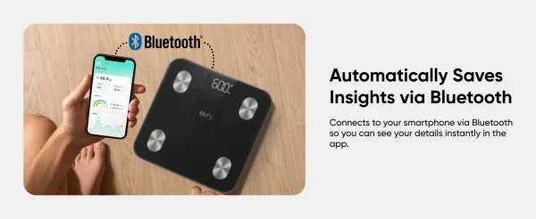 Anker Eufy Smart Scale A1 with Bluetooth Body Fat Scale - T9120K11 - Black - OP - Image 11