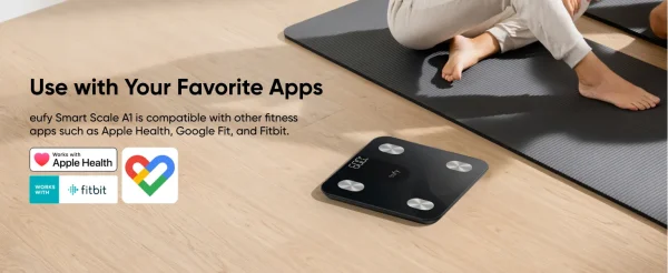 Anker Eufy Smart Scale A1 with Bluetooth Body Fat Scale - T9120K11 - Black - OP - Image 8