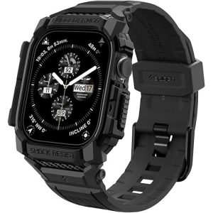 Apple Watch Series 10 46mm Rugged Armor Pro Case With Band by Spigen Best Price in Pakistan