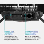 Apple Watch Series 10 46mm Rugged Armor Case by Spigen - ACS08597  - Matte Black - Image 2