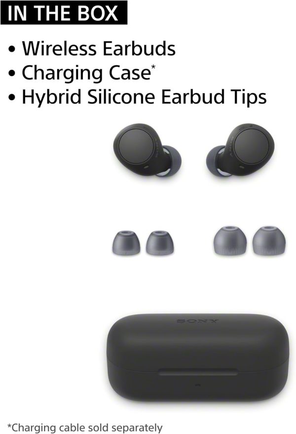 61hNwDVI4YL._AC_SL1500_ Sony WF-C510 Truly Wireless in-Ear Bluetooth Earbud - Yellow - Image 4