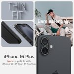 Apple iPhone 16 Plus Thin Fit MagFit Case by Spigen - ACS08060 - Black - Image 6