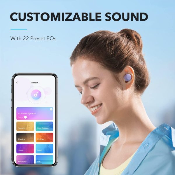 718LqU+WaTL._AC_SL1500_ Anker Soundcore A20i True Wireless Earbuds - Purple - A39480Q2 - OP - Image 7