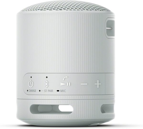 Sony SRS-XB100 Wireless Bluetooth Portable Speaker - Light Gray - Image 2