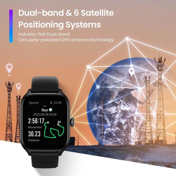 Amazfit Gts 4 Smart Watch - Black  - OP - Image 9