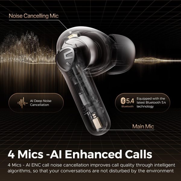 71PRC1fvVZL._AC_SL1500_ SoundPEATS T3 Pro Wireless Earphone - Black - GC - Image 8