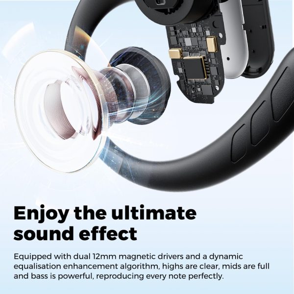 71QosnAi5QL._AC_SL1500_ SoundPEATS Breezy Open Ear 90° Adjustable Earphones - Black - BB - Image 6