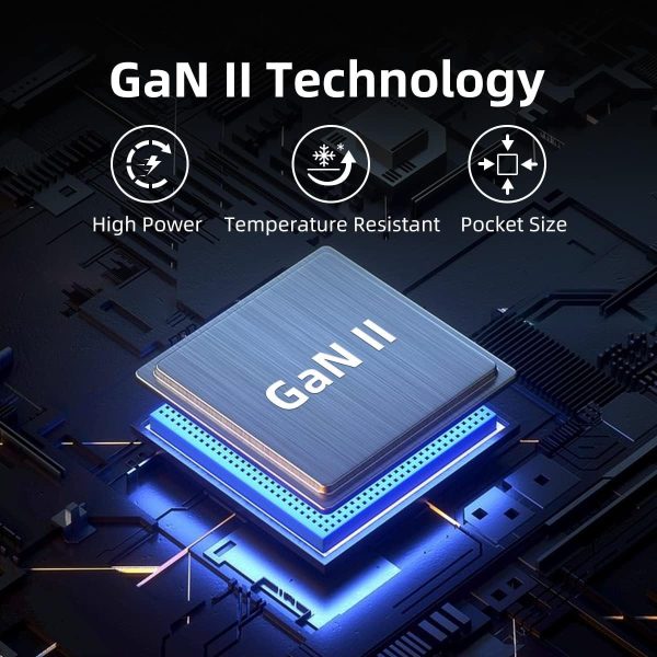 QCY GN203 65W Dual-Port GaN Charger - Black - GC - Image 6