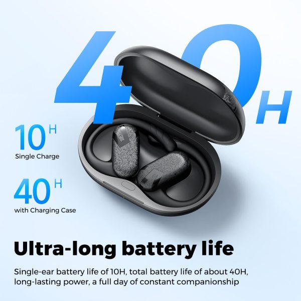 71f0YmkrGUL._AC_SL1500_ SoundPEATS Breezy Open Ear 90° Adjustable Earphones - Black - BB - Image 3