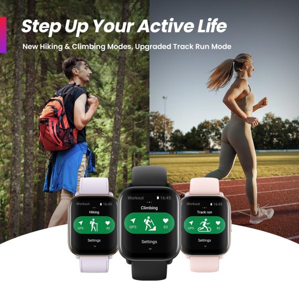 Amazfit Active Smart Watch - Black  - OP - Image 2