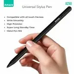 AMAZE A250 UNIVERSAL STYLUS PEN LAPTOPS/TABLETS/MOBILE - Black - BIS