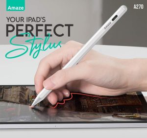 AMAZE A270 ACTIVE STYLUS PEN FOR IPADS (DUAL CHARGING) - White - BIS - Image 2