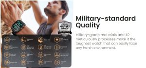 Haylou Iron N1 Smart Watch - Grey - OP - Image 2