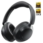 QCY H3 Pro Wireless Active Noise Cancellation Headphones - Black - GC