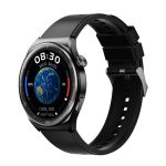 QCY GT2 Smart Watch With 1.43 AMOLED Display Zinc Alloy Watch Frame - Black - GC