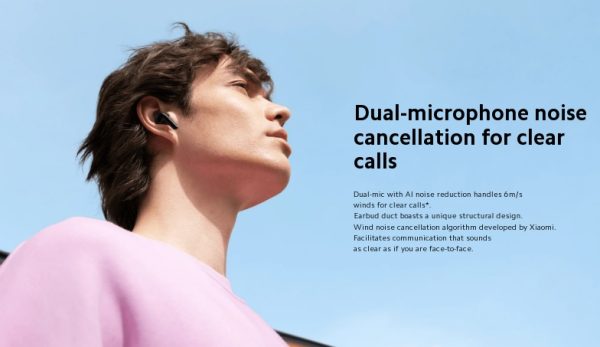 Redmi Buds 6 Lite Earbuds - Black - Image 4