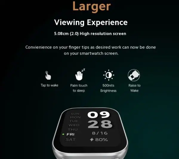 Xiaomi Redmi Watch 5 Active Black 4