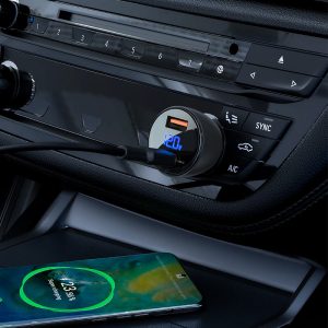 Acefast B6 63W Fast Charge Car Charger - Black - Image 2