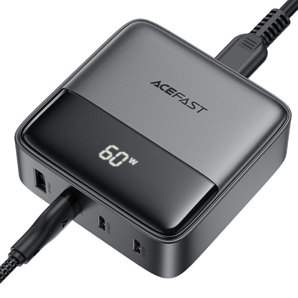 Acefast Z6 Desktop Power Station Z6 PD65W GaN - Black - Image 4
