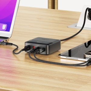 Acefast Z6 Desktop Power Station Z6 PD65W GaN - Black - Image 2