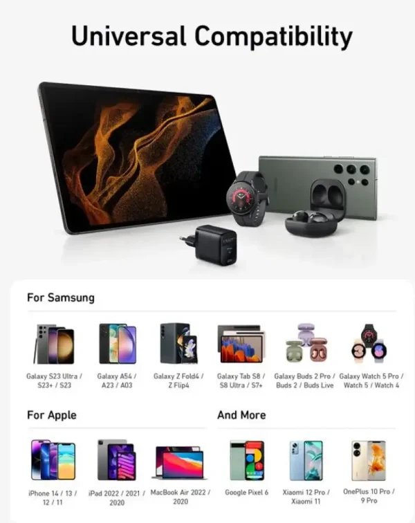 Anker 313 Charger Ace 2 45W US Plug - Black - A2643J11 - OP - Image 3