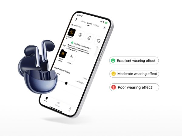 c31323f5-d1f5-4066-b827-cfd78b8bab04.__CR0,0,800,600_PT0_SX800_V1___ QCY AilyBuds Pro+ ANC Wireless Earbuds Hi Res Audio - Black - GC - Image 4