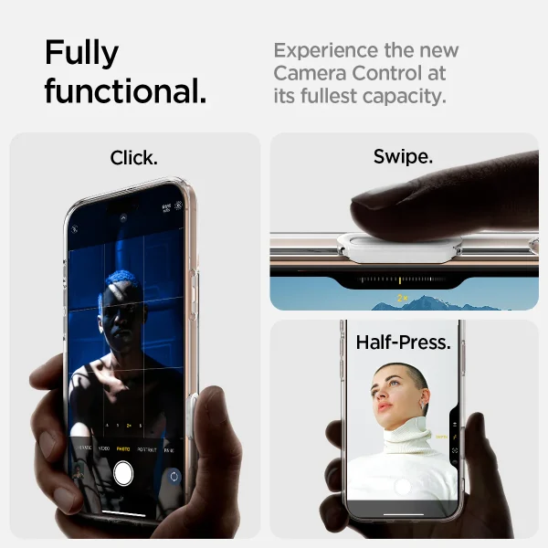 id_iphone16promax_ultrahybrid_t_magfit_white_04 Apple iPhone 16 Pro Max Ultra Hybrid T Case by Spigen - ACS08505 - White - Image 12